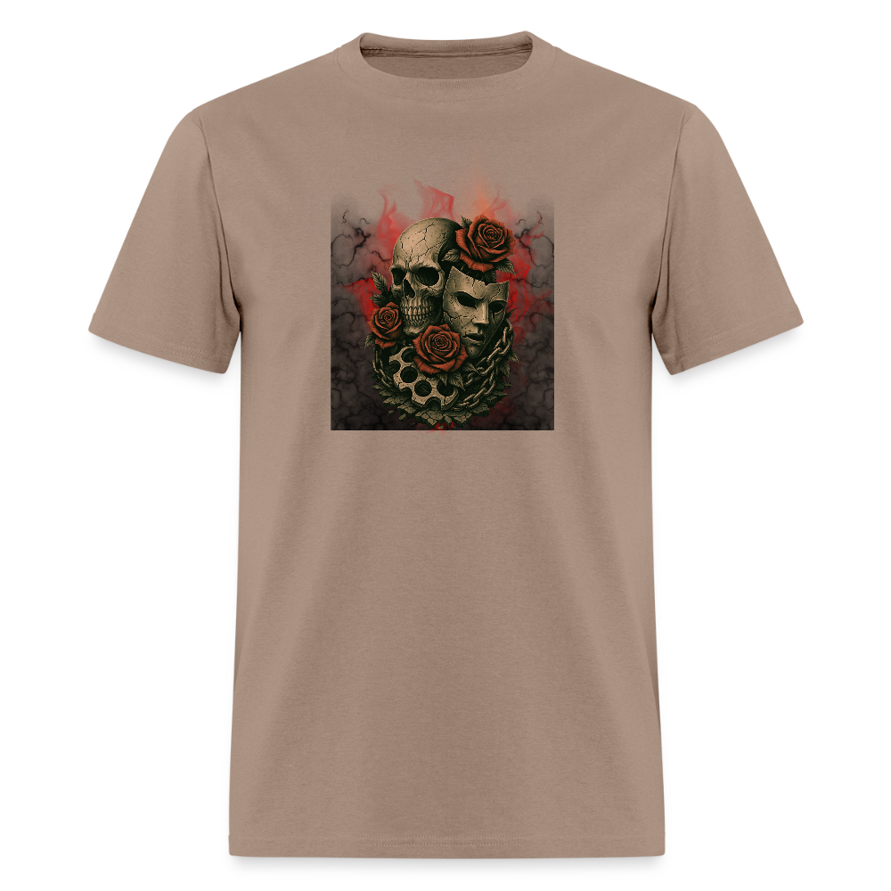 Trust few— graphic tee - brown savana
