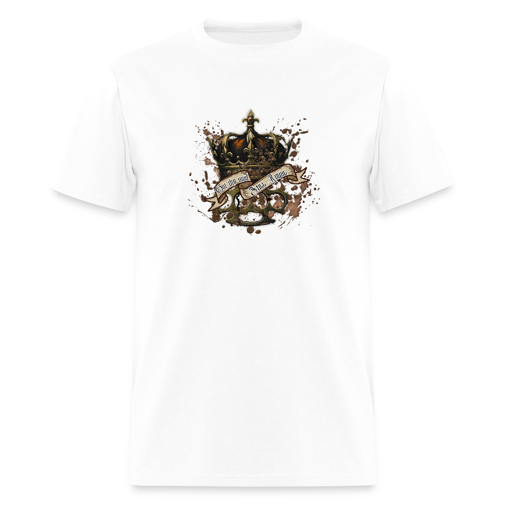 Out the mud- graphic tee - white