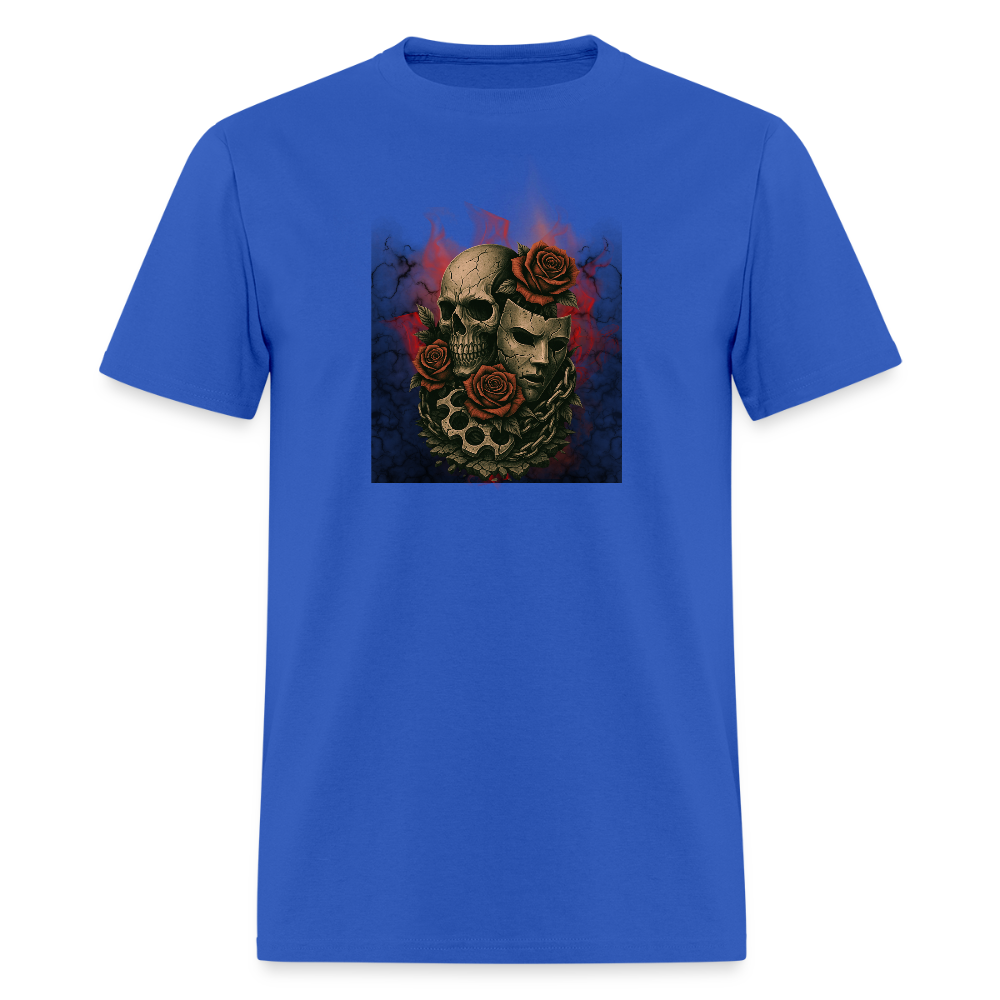Trust few— graphic tee - royal blue
