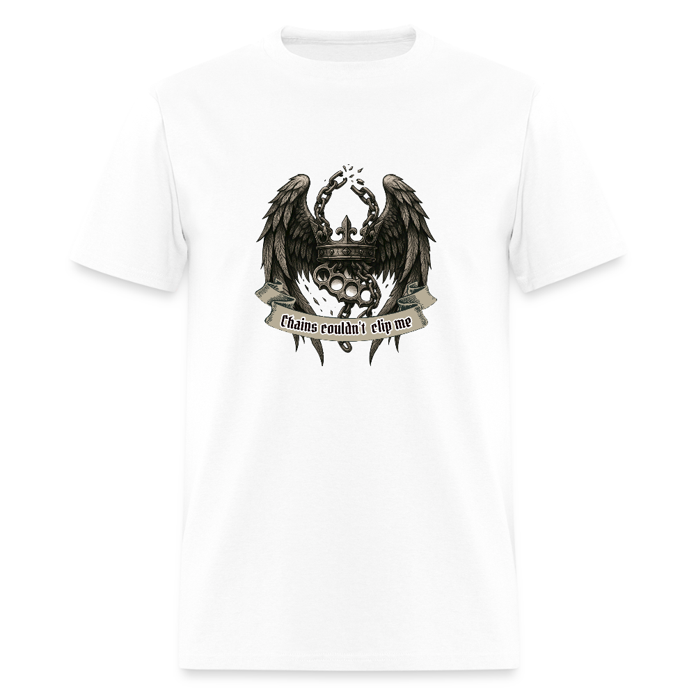 Chains- graphic tee - white