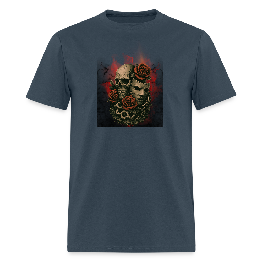 Trust few— graphic tee -  blue dusk
