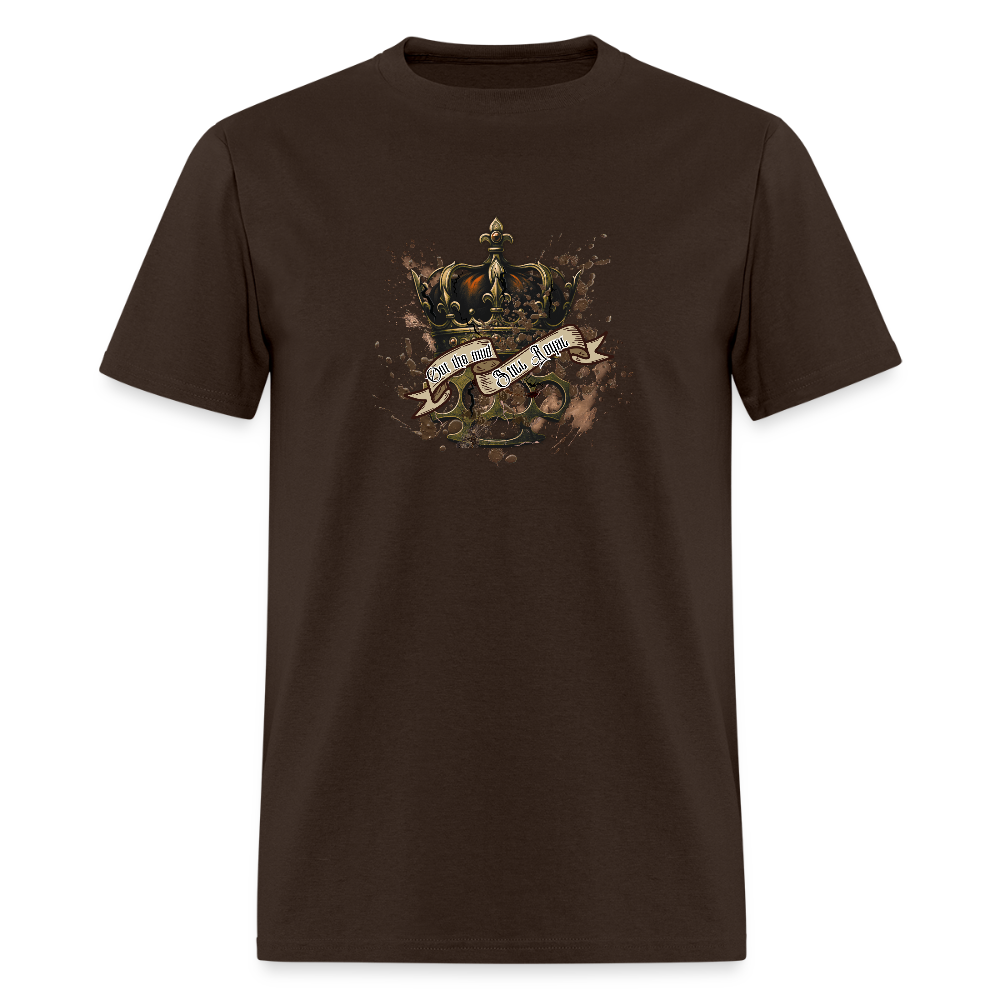 Out the mud- graphic tee - brown
