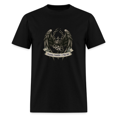 Chains- graphic tee - black