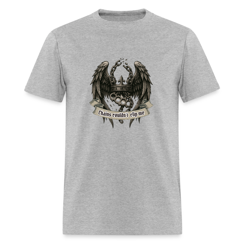Chains- graphic tee - heather gray