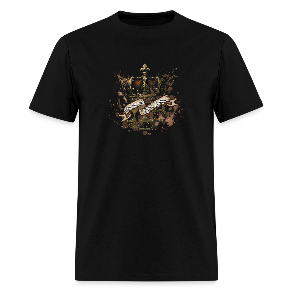 Out the mud- graphic tee - black