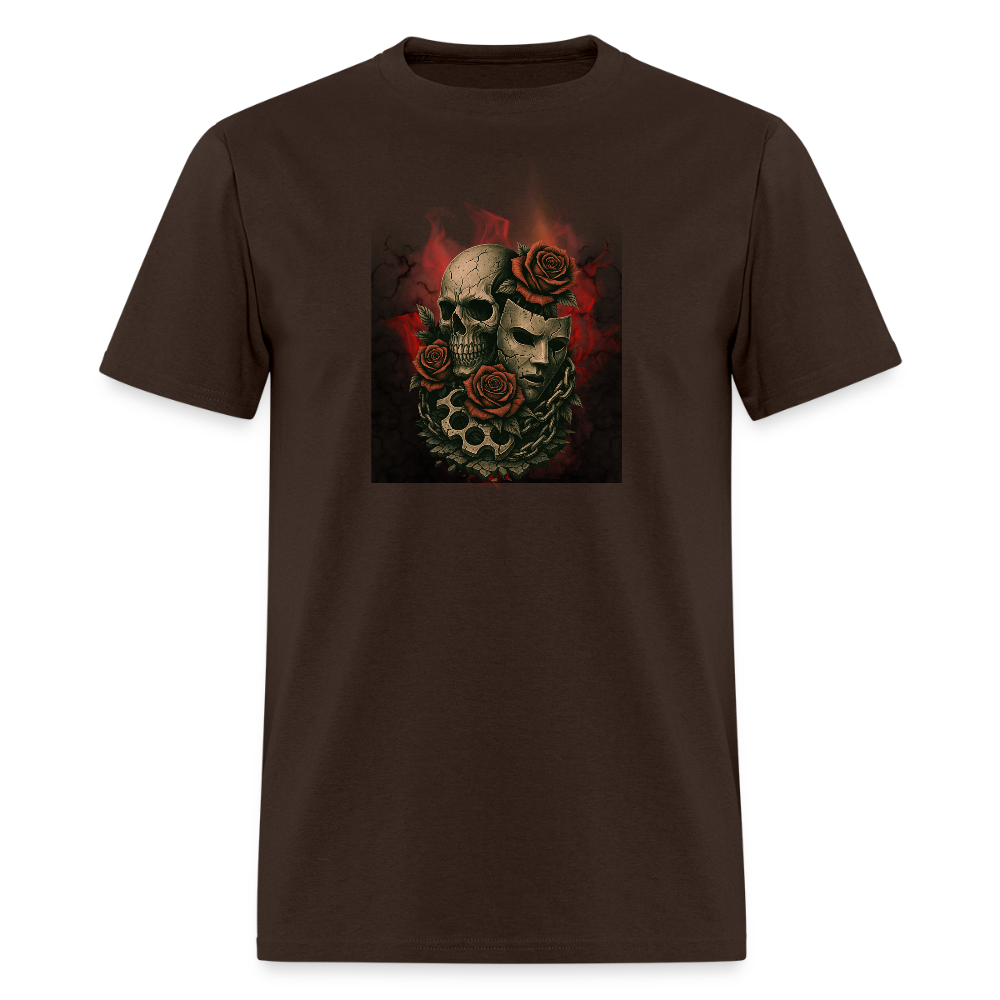 Trust few— graphic tee - brown