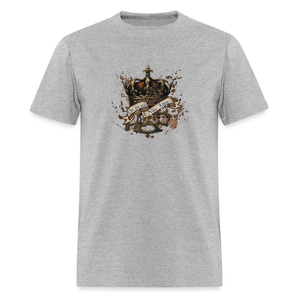 Out the mud- graphic tee - heather gray