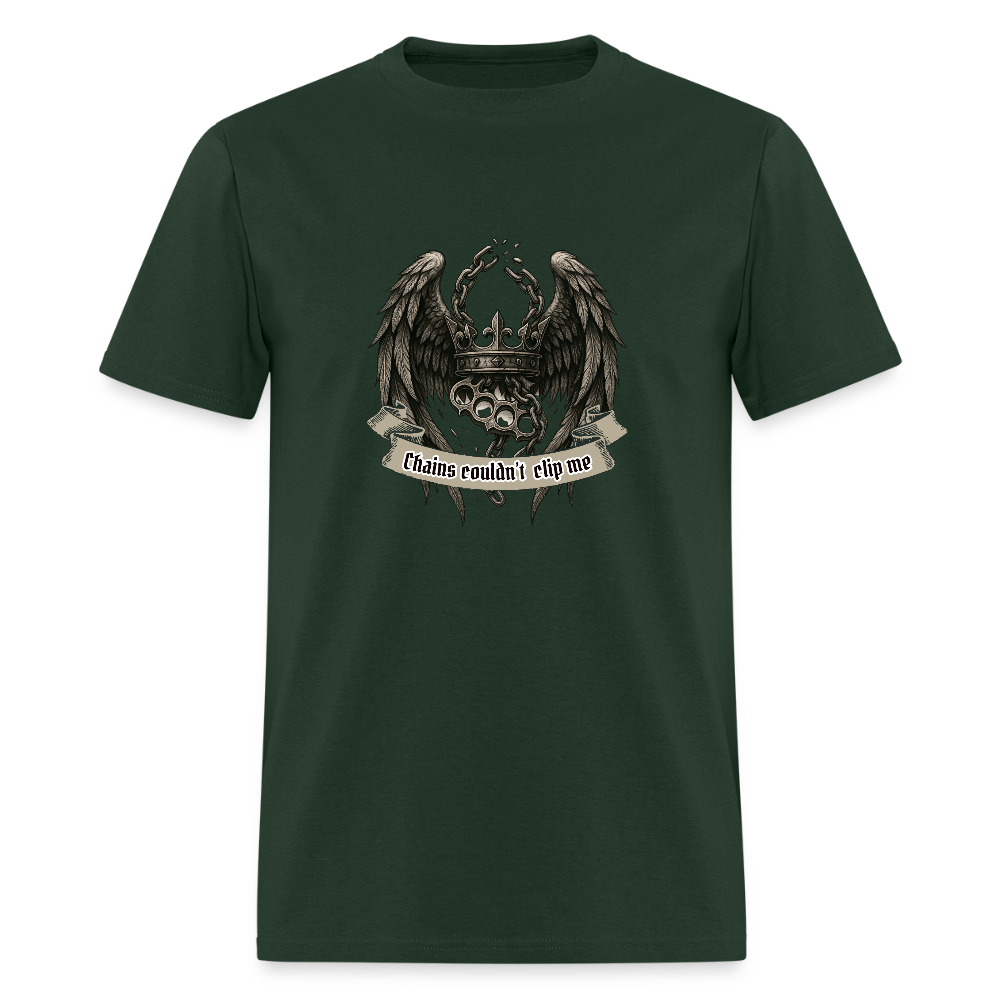 Chains- graphic tee - forest green