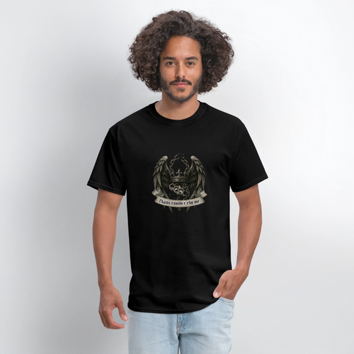 Chains- graphic tee - black