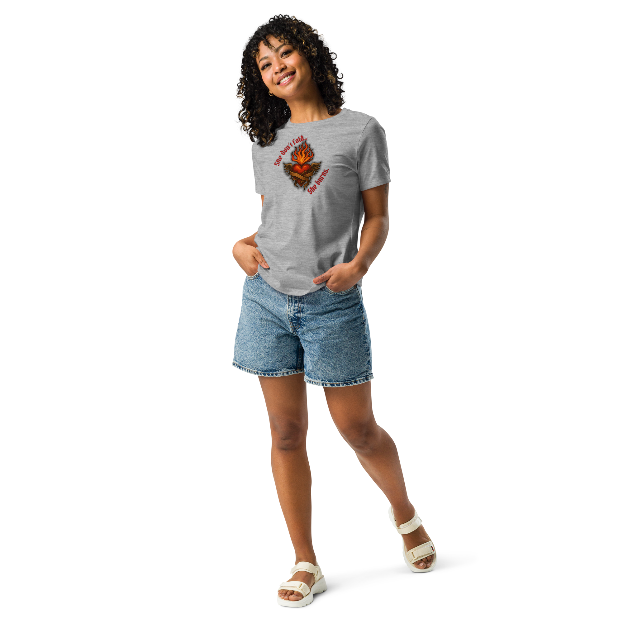 She Didn’t fold— graphic tee